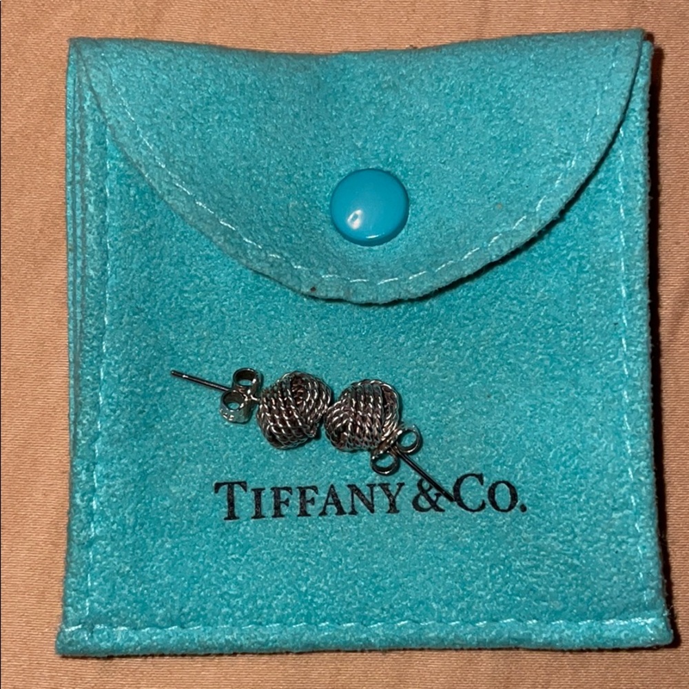 Tiffany Love Knot Earrings *Pouch included